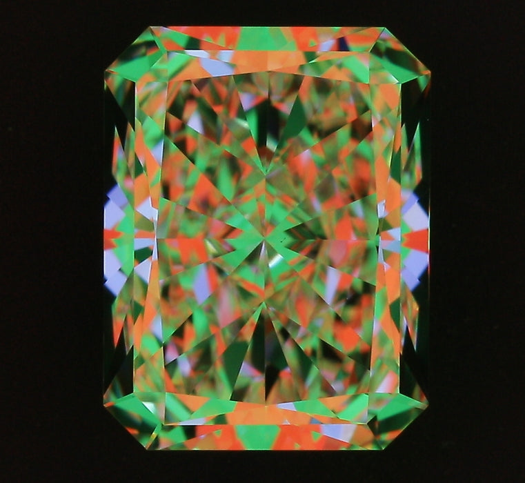 2.50ct Radiant E VS1 Natural Diamond ASET image