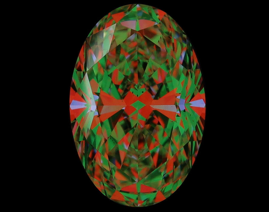 1.01ct Oval I SI1 Natural Diamond ASET image