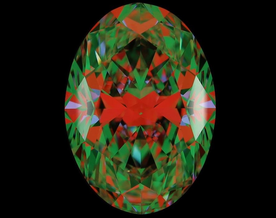 2.50ct Oval I VS1 Natural Diamond ASET image
