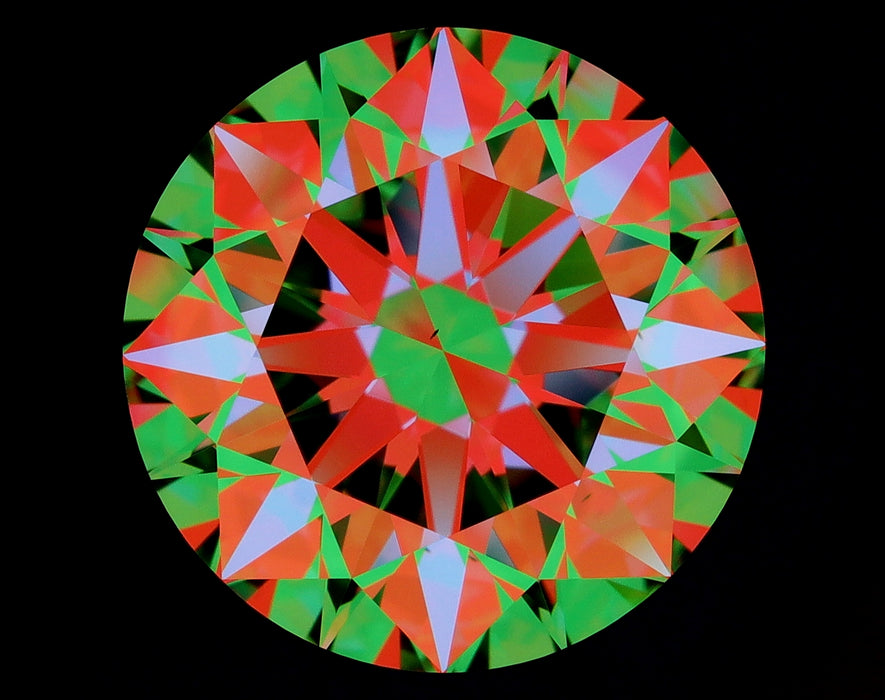 5.20ct Round I VS1 Natural Diamond ASET image