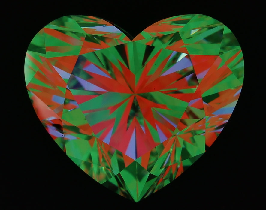 5.06ct Heart D VS1 Natural Diamond ASET image