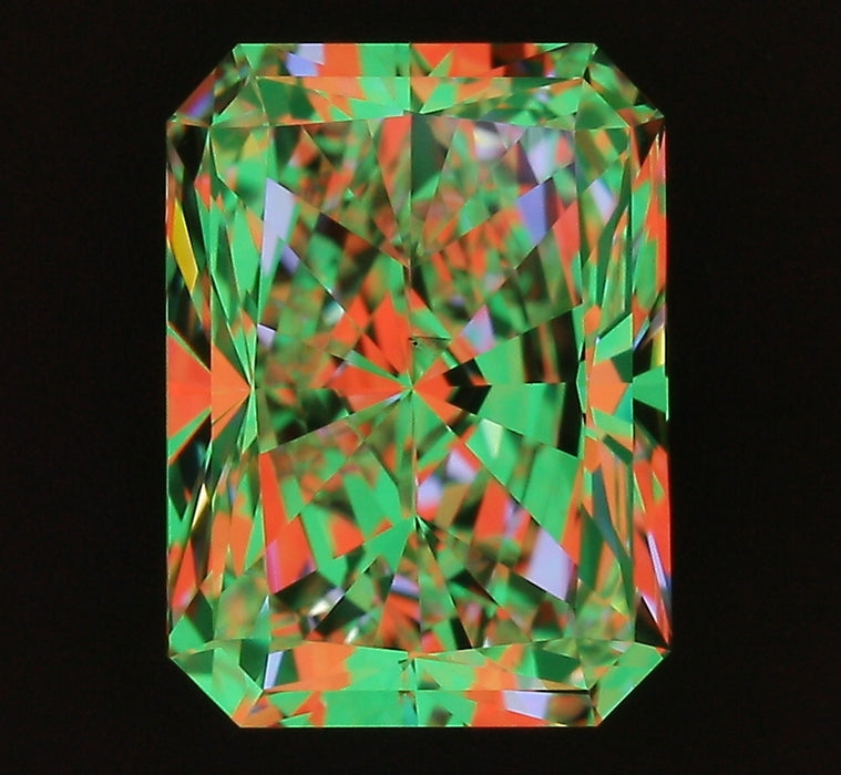 2.01ct Radiant F VS2 Natural Diamond ASET image