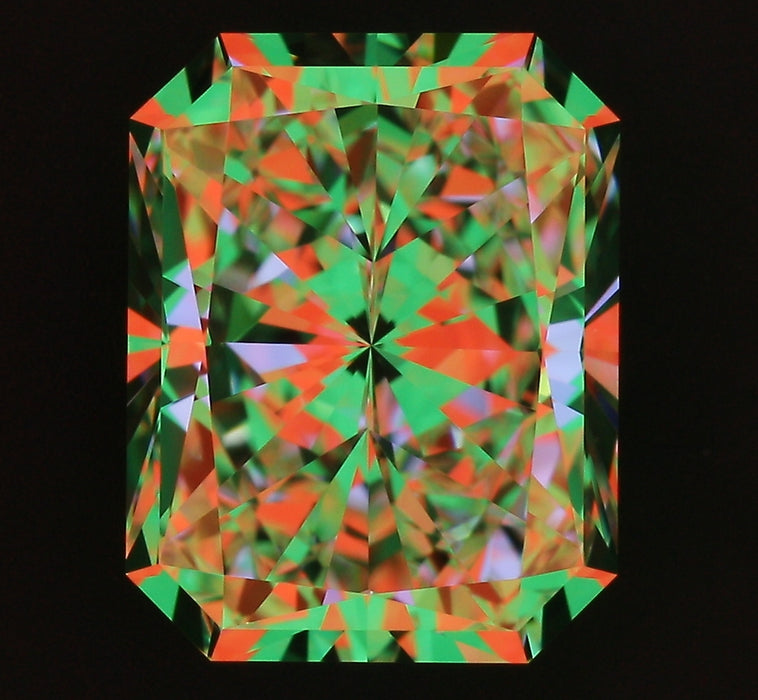 2.90ct Radiant H VS1 Natural Diamond ASET image
