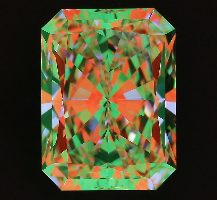 3.01ct Radiant I VS2 Natural Diamond ASET image