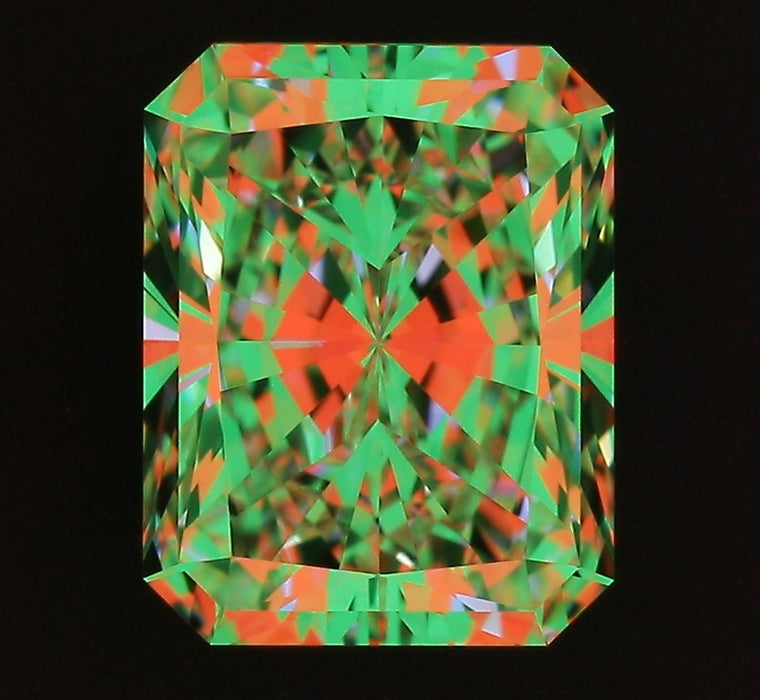 1.80ct Radiant I VVS2 Natural Diamond ASET image