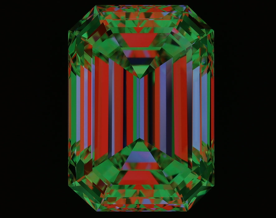 7.02ct Emerald J VVS1 Natural Diamond ASET image