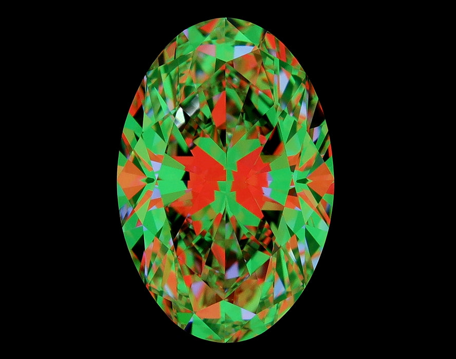 2.01ct Oval G VVS1 Natural Diamond ASET image
