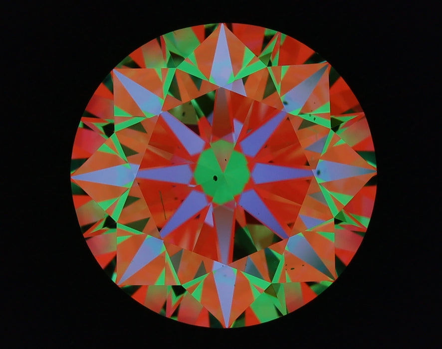 4.04ct Round E SI1 Natural Diamond ASET image