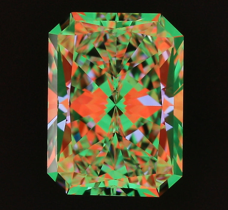 2.70ct Radiant E VS2 Natural Diamond ASET image