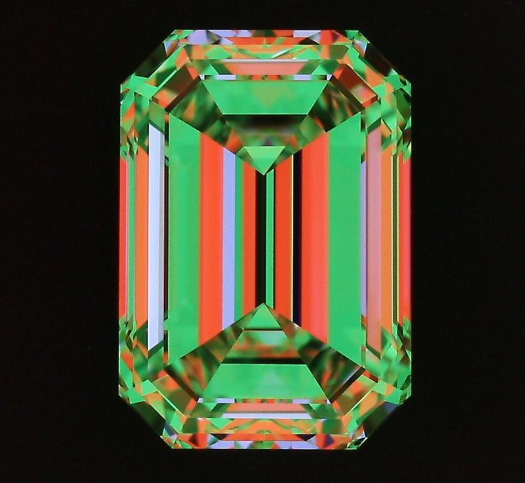 2.01ct Emerald I VS1 Natural Diamond ASET image