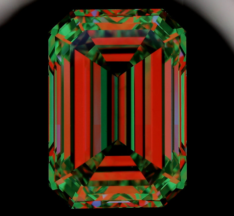 8.01ct Emerald G VS1 Natural Diamond ASET image