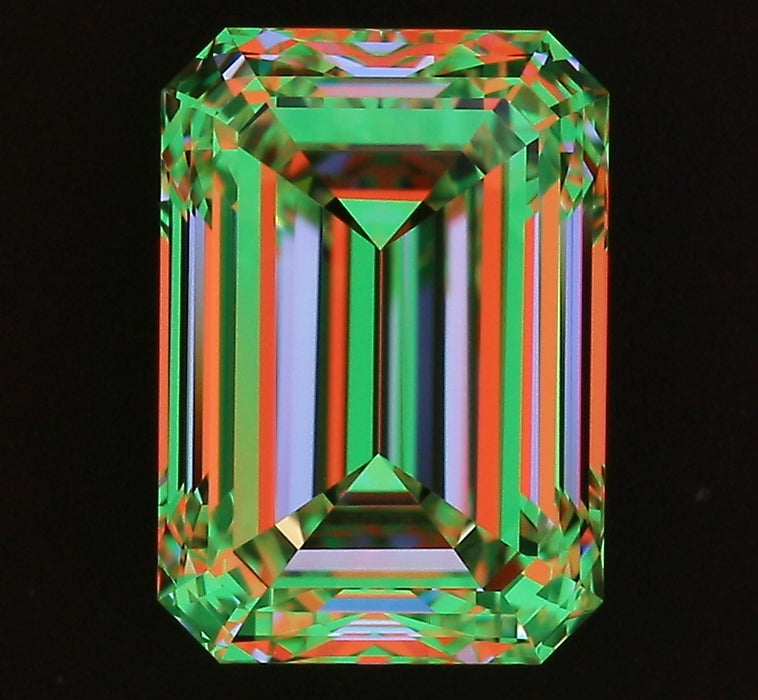 2.01ct Emerald I VVS2 Natural Diamond ASET image