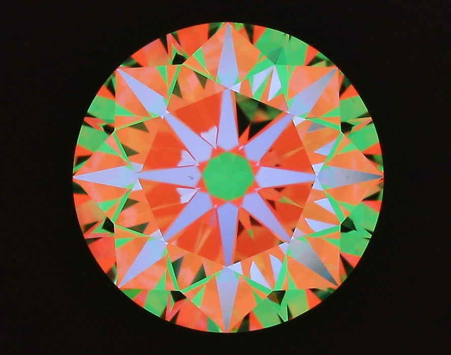 2.33ct Round F VS1 Natural Diamond ASET image