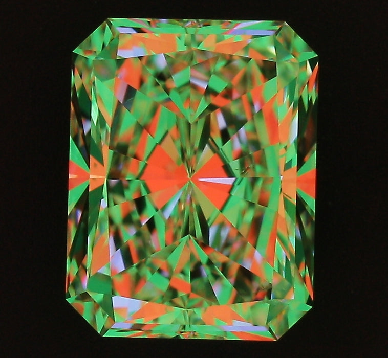 2.01ct Radiant J SI1 Natural Diamond ASET image