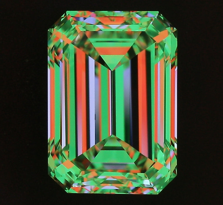2.01ct Emerald H VS1 Natural Diamond ASET image