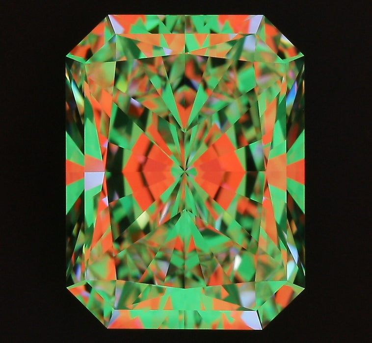 4.05ct Radiant H VS1 Natural Diamond ASET image