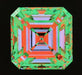 2.02ct Asscher I VS2 Natural Diamond ASET image