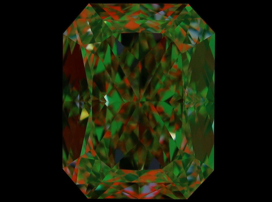 1.32ct Radiant FY VS1 Natural Diamond ASET image