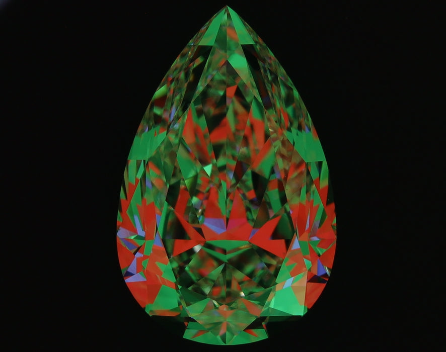 4.01ct Pear I VS1 Natural Diamond ASET image