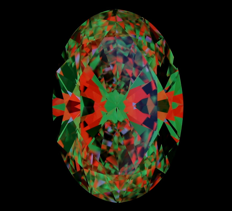 8.02ct Oval F VS1 Natural Diamond ASET image