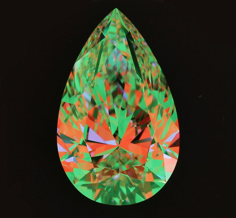 6.02ct Pear H VVS2 Natural Diamond ASET image