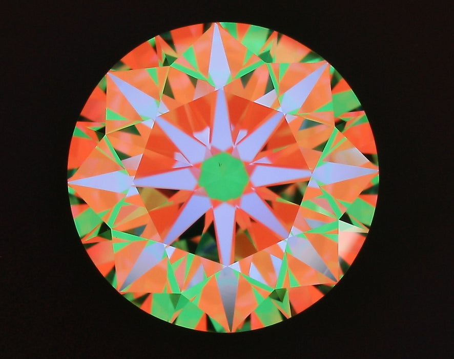 3.90ct Round E VS1 Natural Diamond ASET image