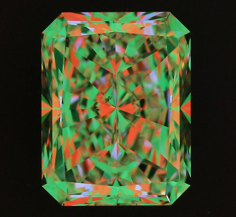 2.51ct Radiant F SI1 Natural Diamond ASET image