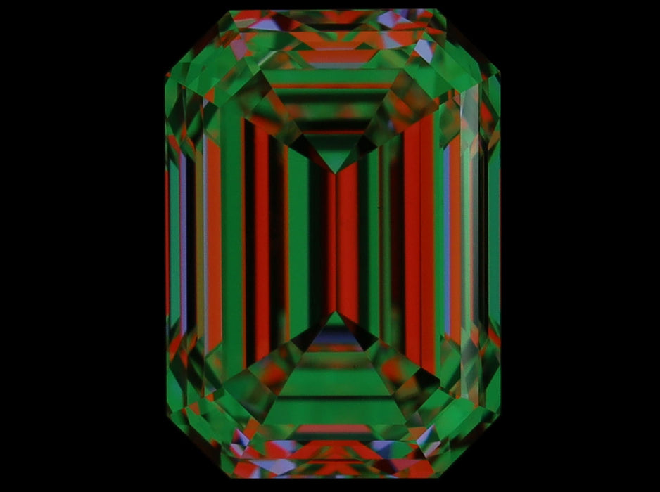 1.01ct Emerald E VS1 Natural Diamond ASET image