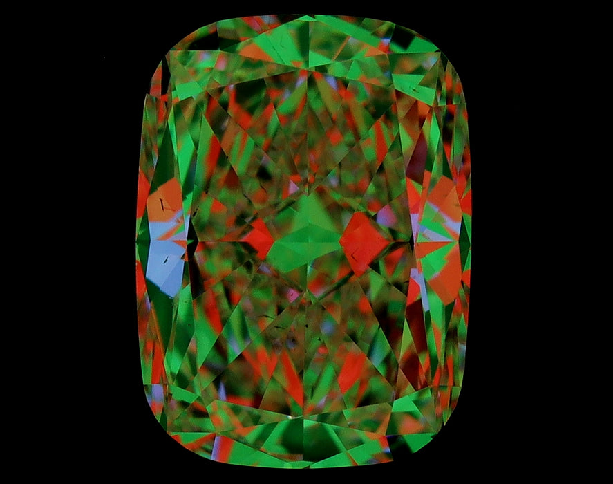 1.08ct CE F VS2 Natural Diamond ASET image