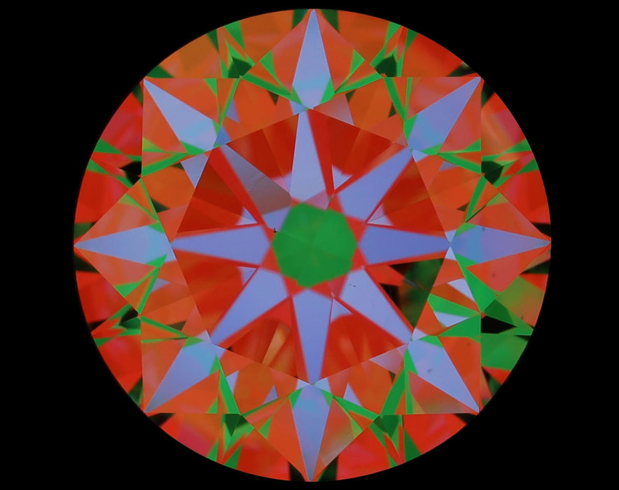 4.50ct Round E VS2 Natural Diamond ASET image