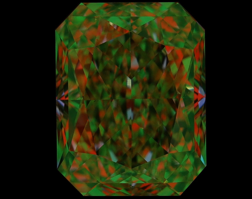 1.52ct Radiant FY VS1 Natural Diamond ASET image