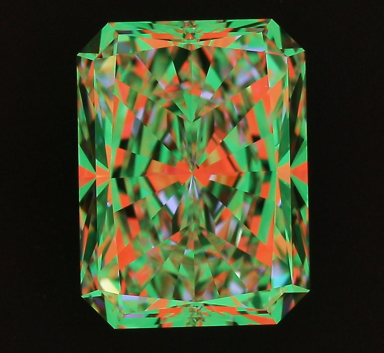 3.01ct Radiant F VS2 Natural Diamond ASET image