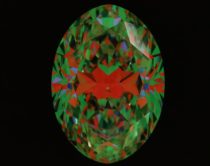 1.50ct Oval H VVS1 Natural Diamond ASET image