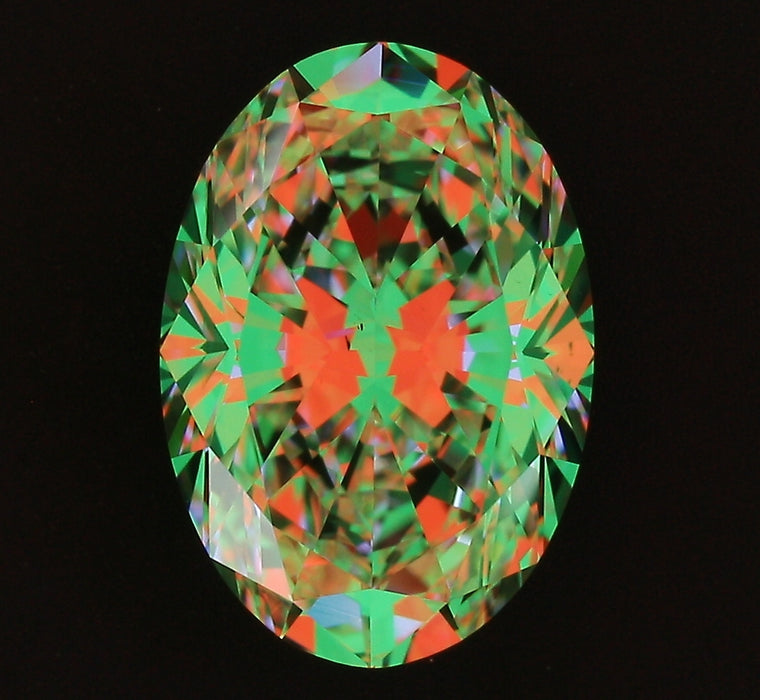 2.02ct Oval G VS2 Natural Diamond ASET image