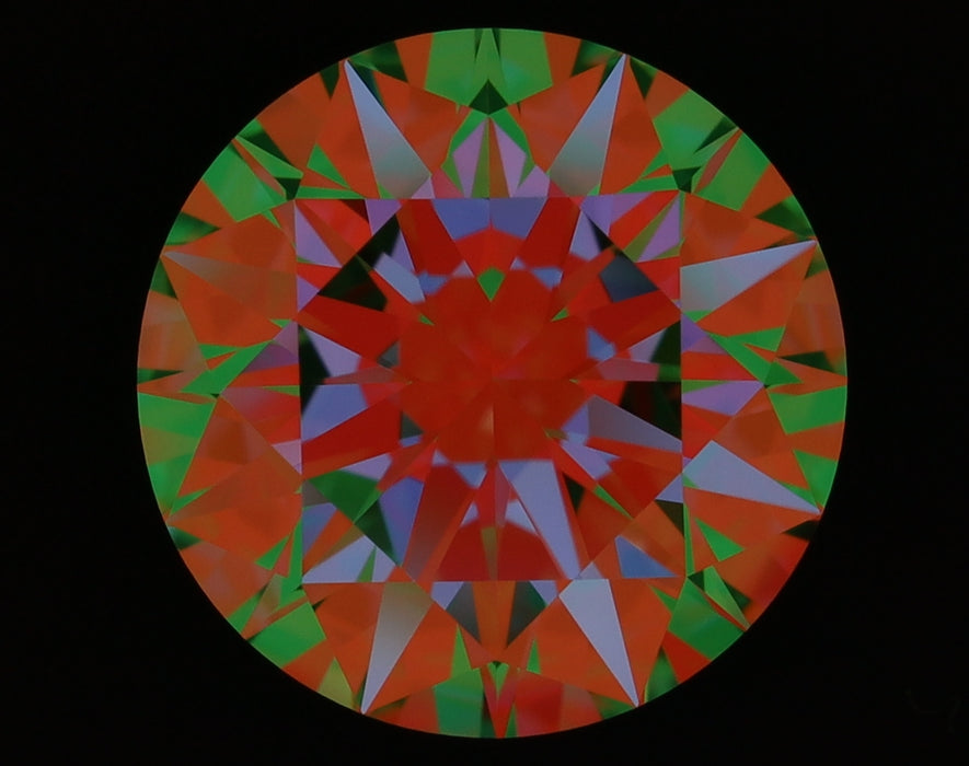 1.85ct Round F IF Natural Diamond ASET image