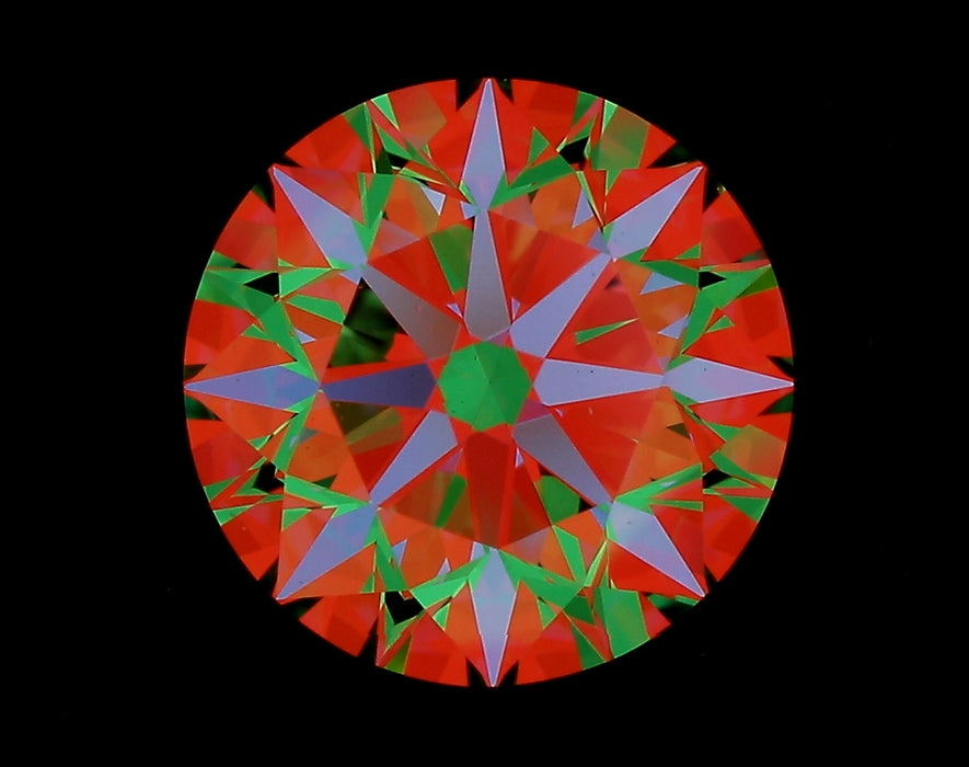 2.40ct Round F VS1 Natural Diamond ASET image