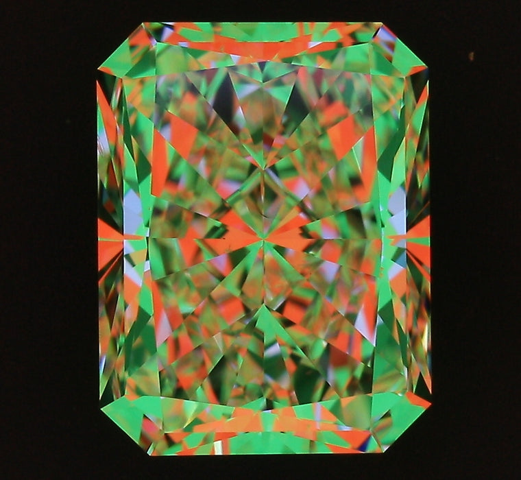 3.01ct Radiant I SI1 Natural Diamond ASET image