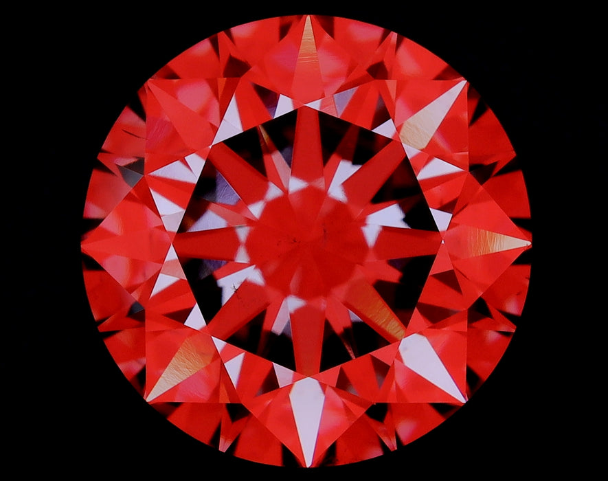 3.01ct Round H SI1 Natural Diamond arrows image
