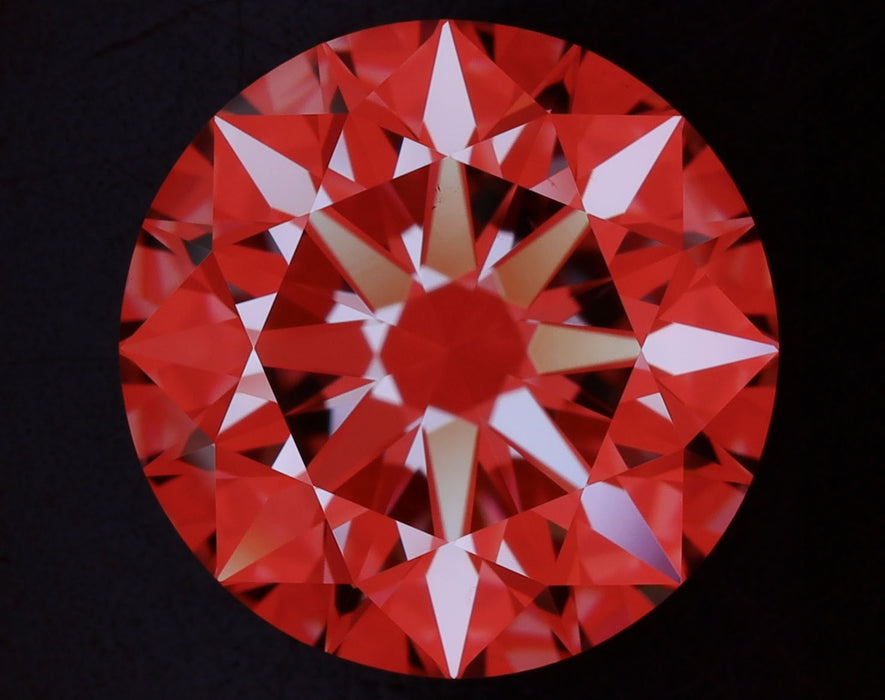 3.04ct Round F VS2 Natural Diamond arrows image