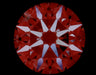 3.03ct Round F IF Natural Diamond arrows image