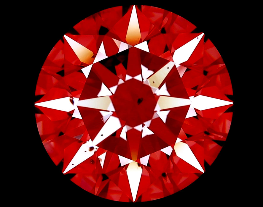 4.01ct Round J SI1 Natural Diamond arrows image