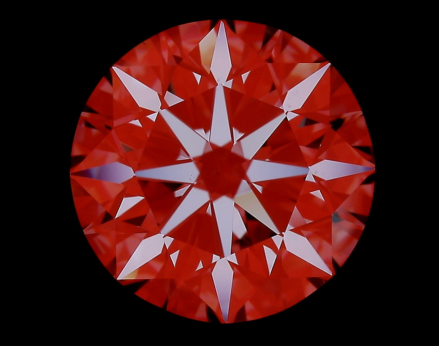 4.01ct Round F VS2 Natural Diamond arrows image