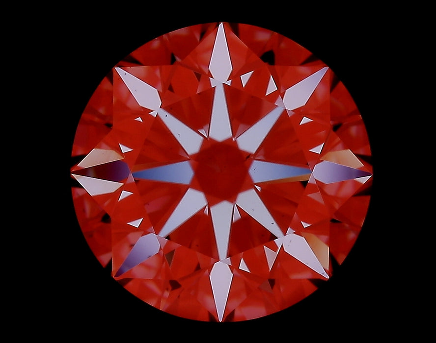 3.01ct Round F VS2 Natural Diamond arrows image