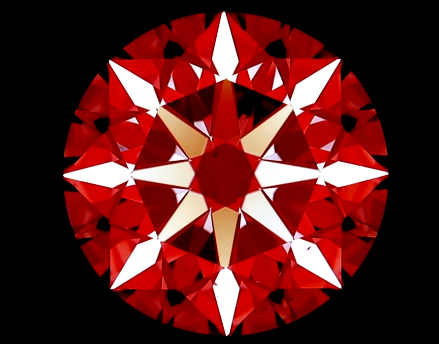 1.01ct Round H VS2 Natural Diamond arrows image