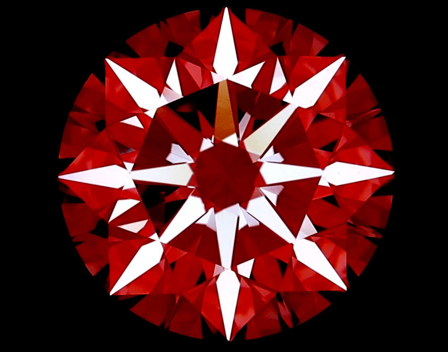 1.17ct Round F IF Natural Diamond arrows image