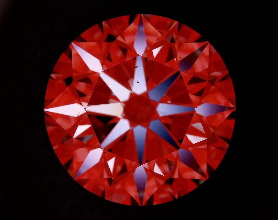4.30ct Round H VS2 Natural Diamond arrows image