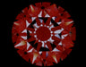 10.01ct Round F VS2 Natural Diamond arrows image