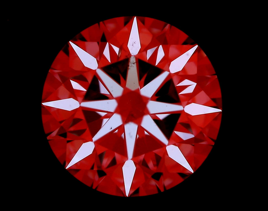 1.00ct Round D SI1 Natural Diamond arrows image