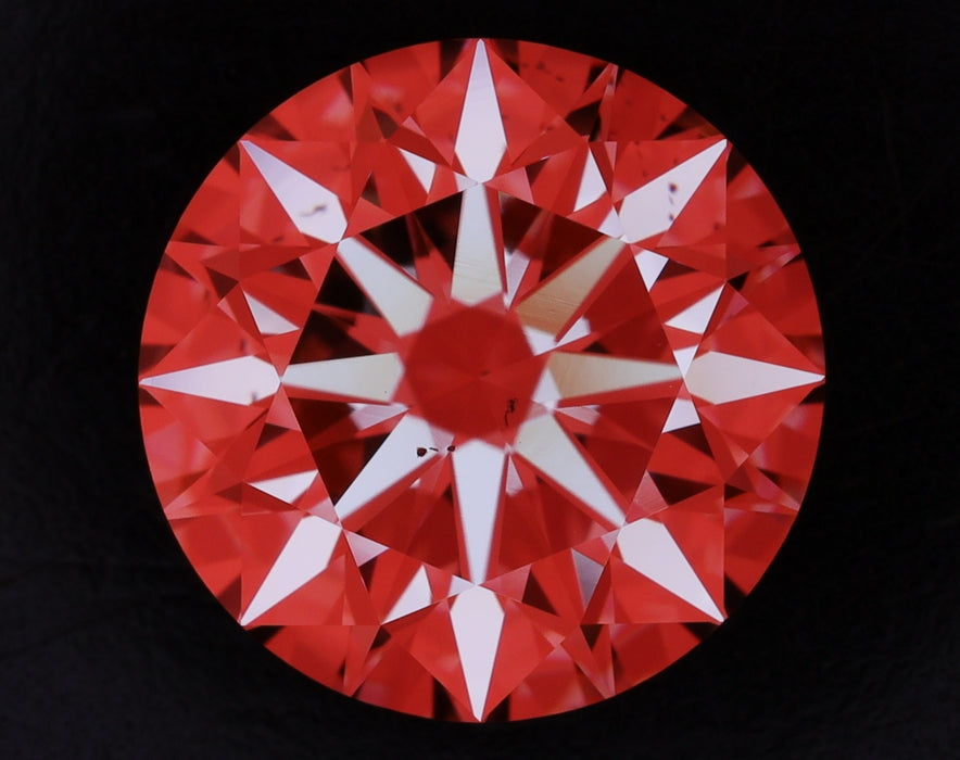 3.02ct Round H SI1 Natural Diamond arrows image
