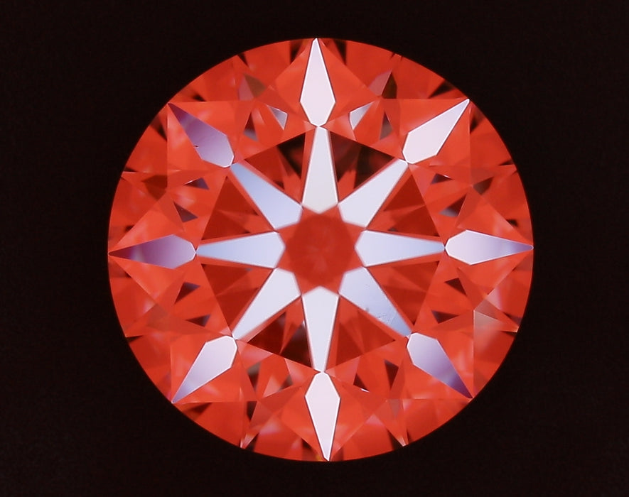 2.56ct Round F VS1 Natural Diamond arrows image